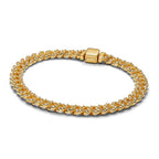 Pave Cuban Bracelet | Gold