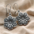 Vintage Bohemian Flower Earrings