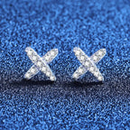 Fine Cross Earrings