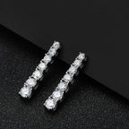 Moissanite Drop Earrings