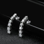 Moissanite Drop Earrings