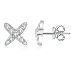 Fine Cross Earrings