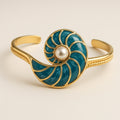 Pearl Blue Shell Bracelet