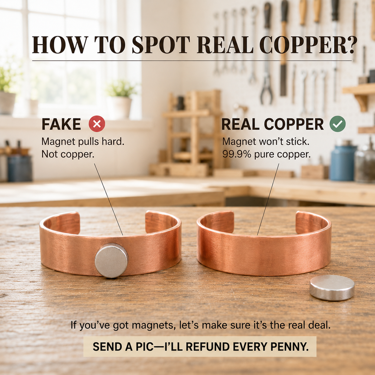 Patricia's Bough Copper Bracelet