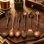 Patricia's Copper Cutlery Set