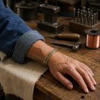 Patricia's Wicker Copper Bracelet