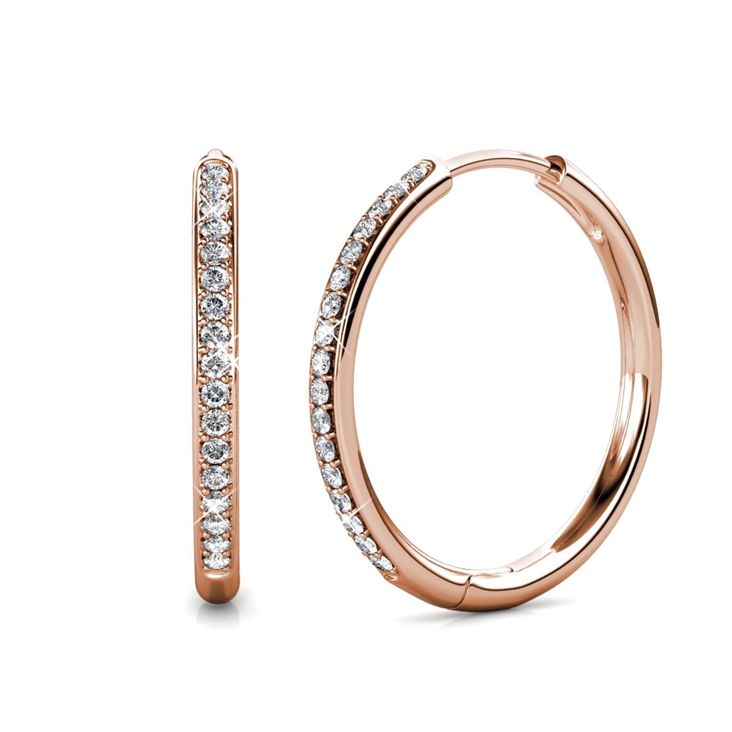 Sorel Pave Earrings | Gold