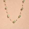 Bohemian Beaded Pearl Chain Necklace