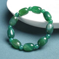 Barrel Jade Beaded Bracelet