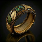 Exotic Nature Crystal Blossom Ring