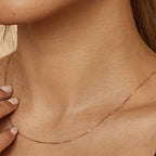 Bodega Box Necklace | Gold