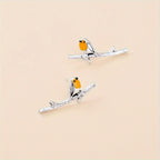 Cartoon Bird Earrings