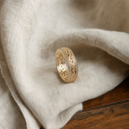 Bright Hollow Gold Ring