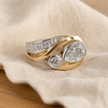 Classic Two-Tone Diamond Ring