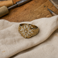 Ornate Gold Bloom Ring