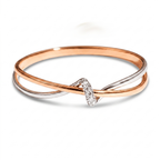 Infinity Twist Gold Statement Ring
