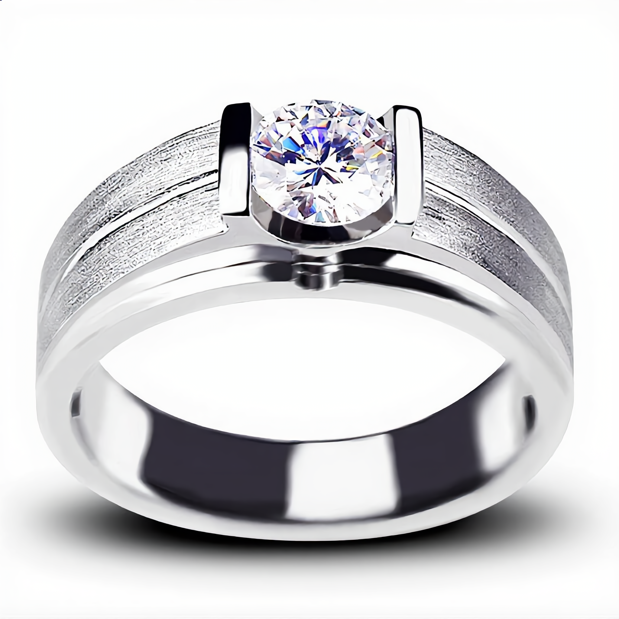 Classic Crystal Solitaire Ring | Rose Gold