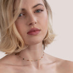 Minimalist Necklace with Stone